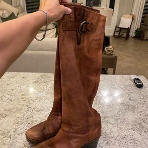 Stuart Weitzman Tall Clog Boots.